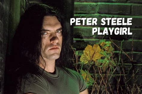 peter steele play girl|Peter Steele Playgirl